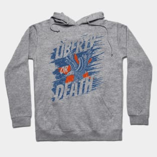 LIBERTY OR DEATH || Eagle "FRONT" Hoodie